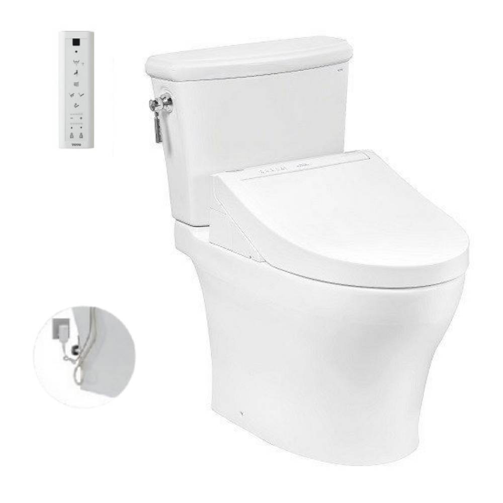 Bồn cầu TOTO CS986GW14 2 khối nắp điện tử Washlet C5 TCF24410AAA