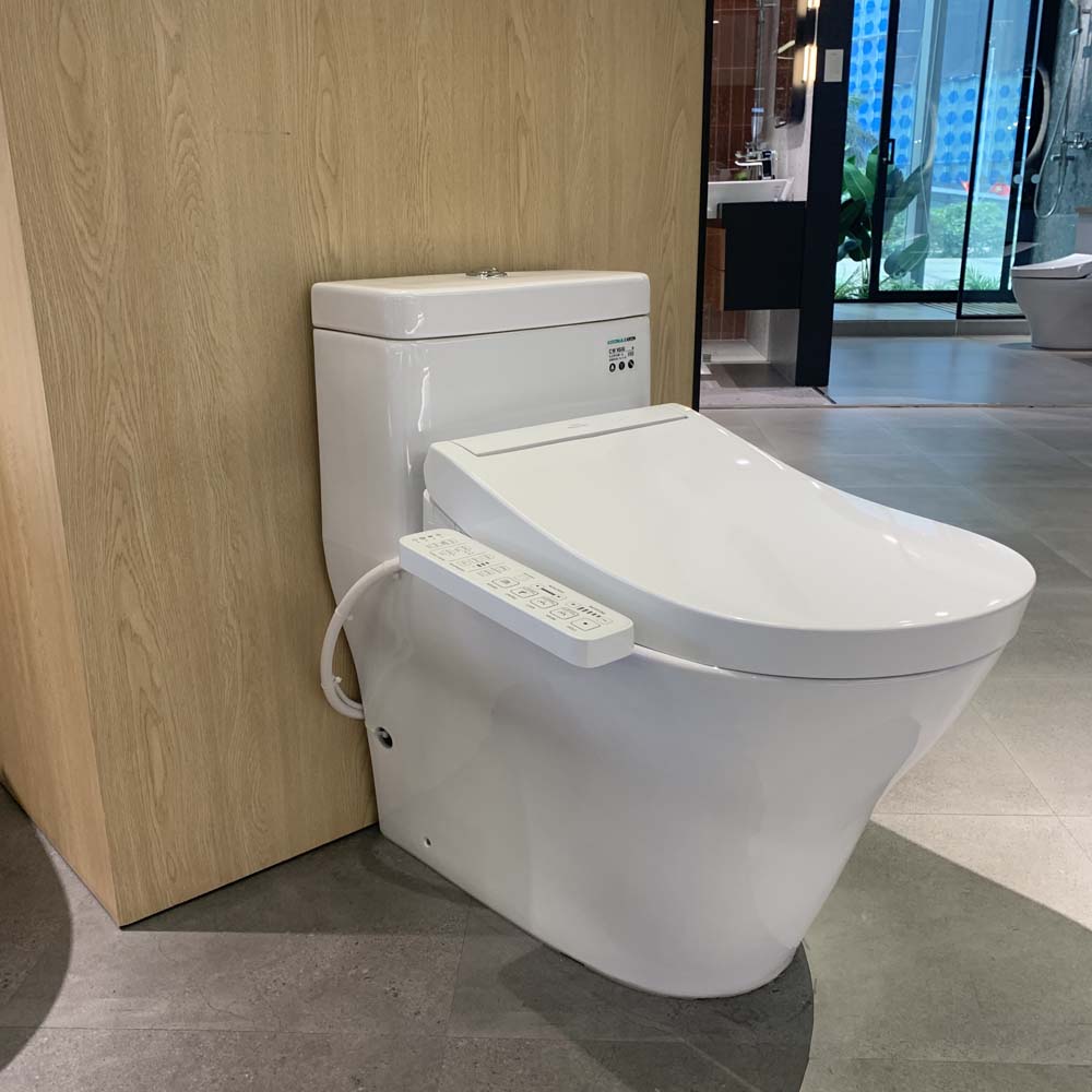 Bồn cầu TOTO CW166RB TCF33320GAA T53P100VR 1 khối nắp điện tử Washlet S2