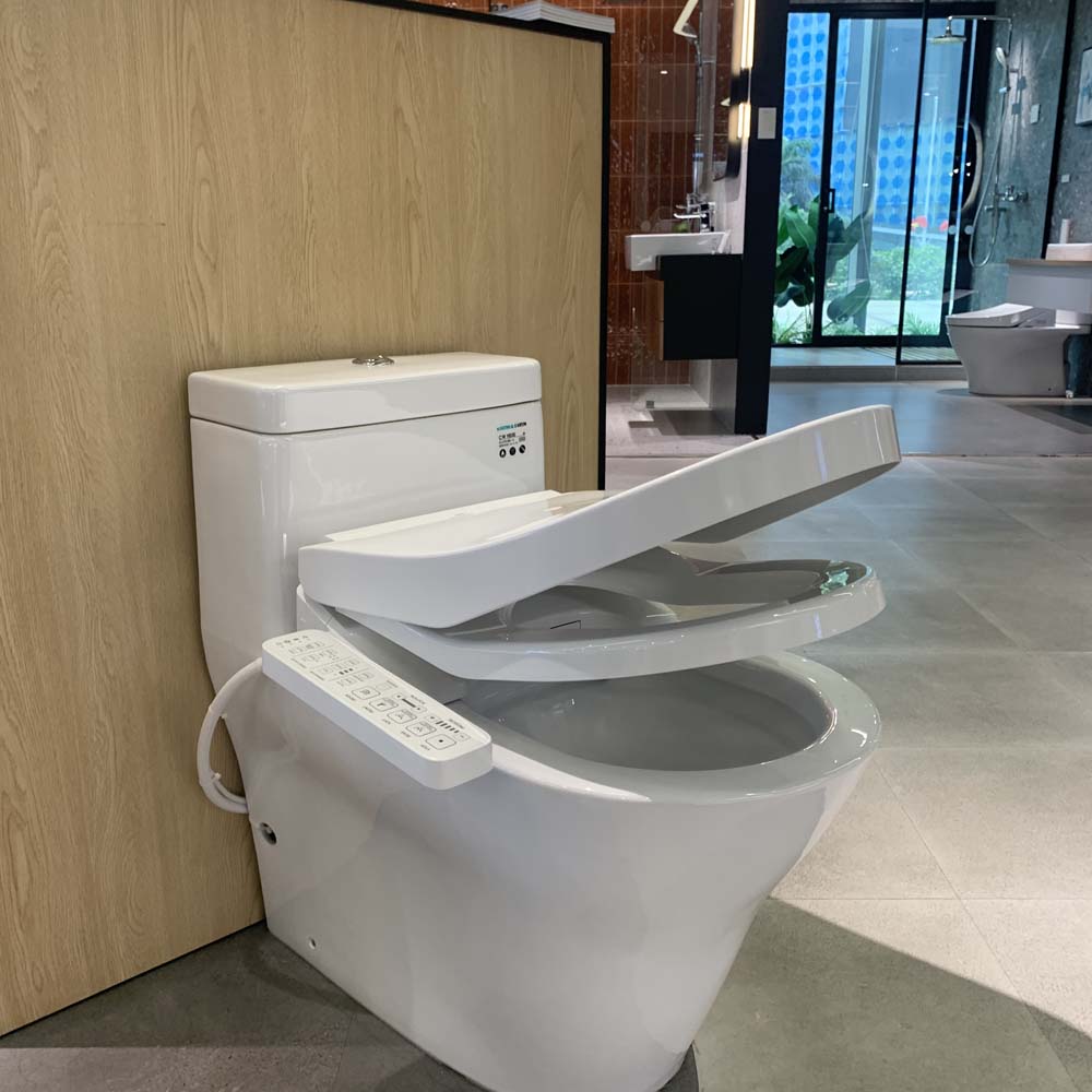 Bồn cầu TOTO CW166RB TCF33320GAA T53P100VR 1 khối nắp điện tử Washlet S2