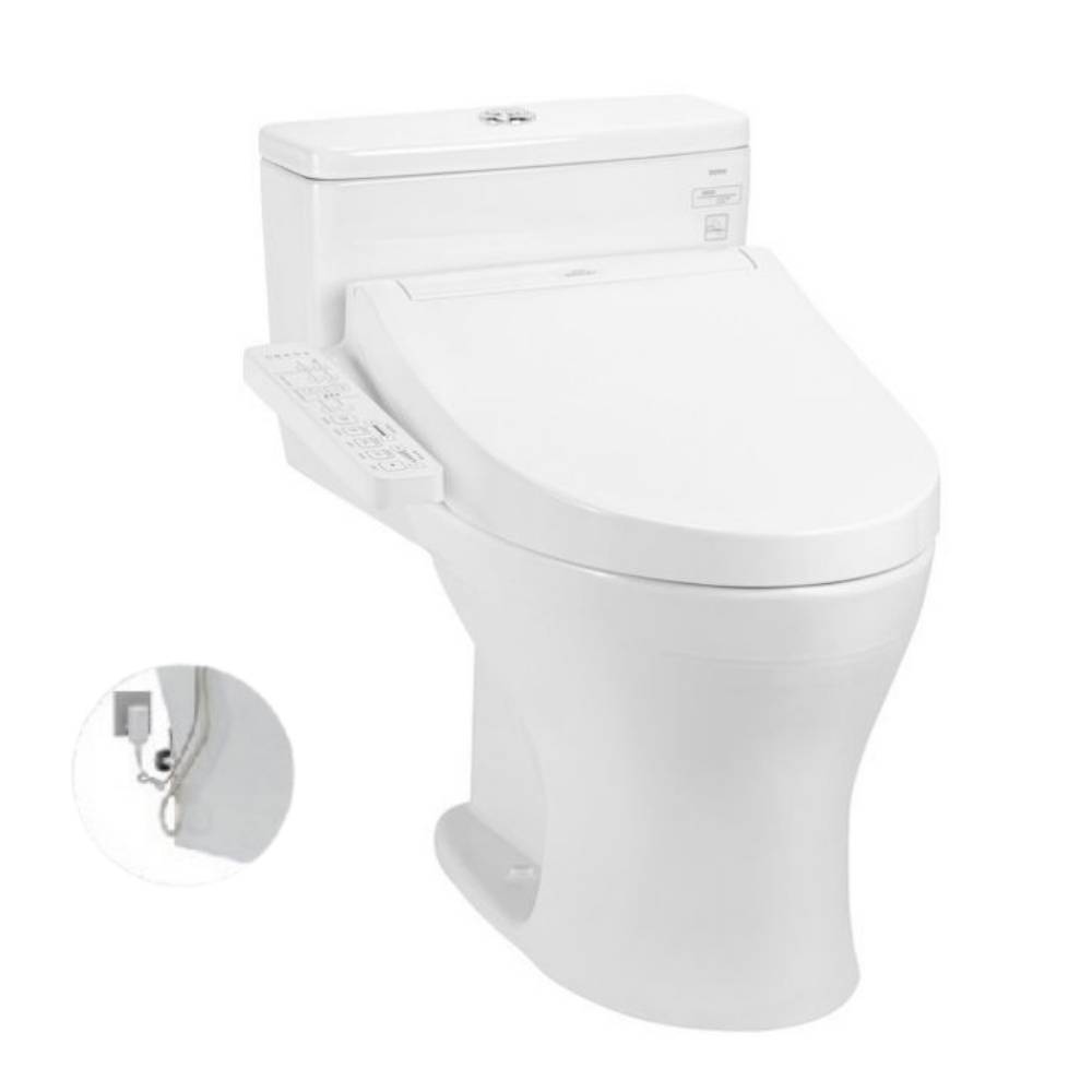 Bồn cầu TOTO MS855DW16 1 khối nắp điện tử Washlet C2 TCF23410AAA