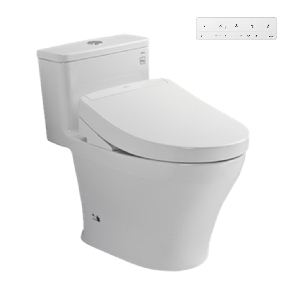 Bồn cầu TOTO MS857CDW25 1 khối nắp điện tử Washlet S5 TCF34461GAA giấu dây