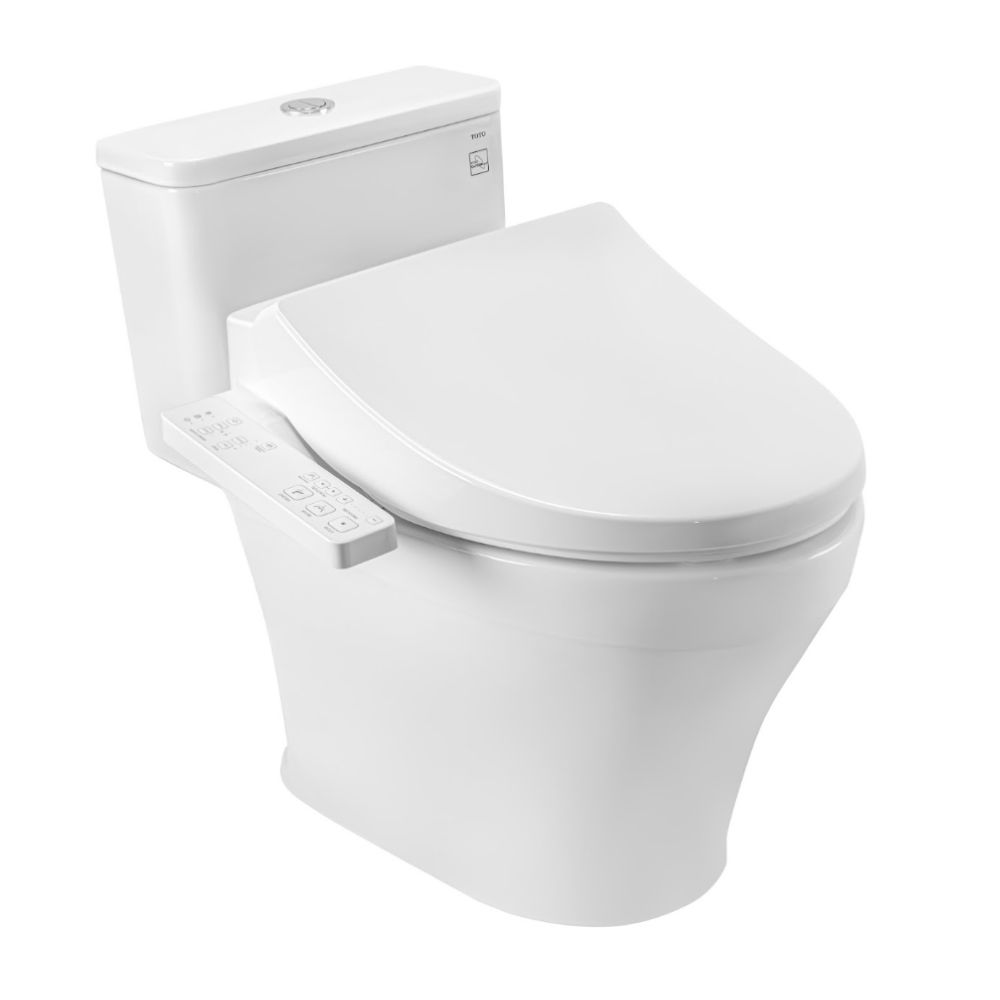Bồn cầu TOTO MS857CDW26 1 khối nắp điện tử Washlet S1 TCF23661GAA giấu dây