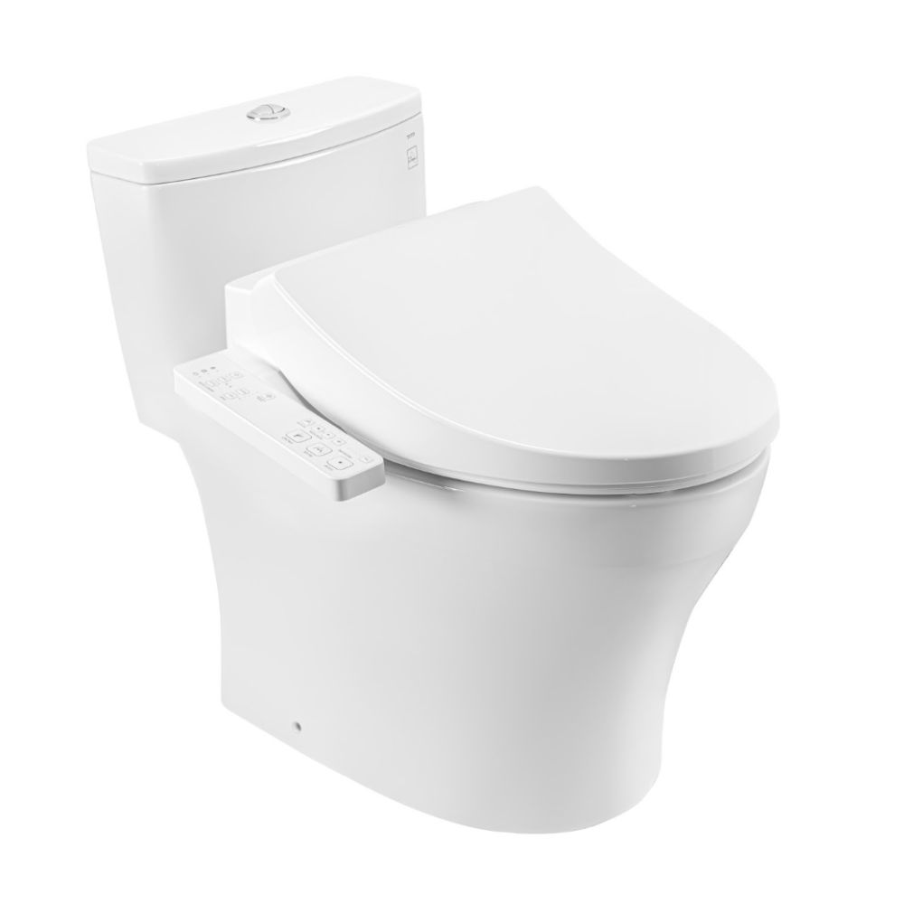 Bồn cầu TOTO MS885CDW26 1 khối nắp điện tử Washlet S1 TCF23661GAA giấu dây