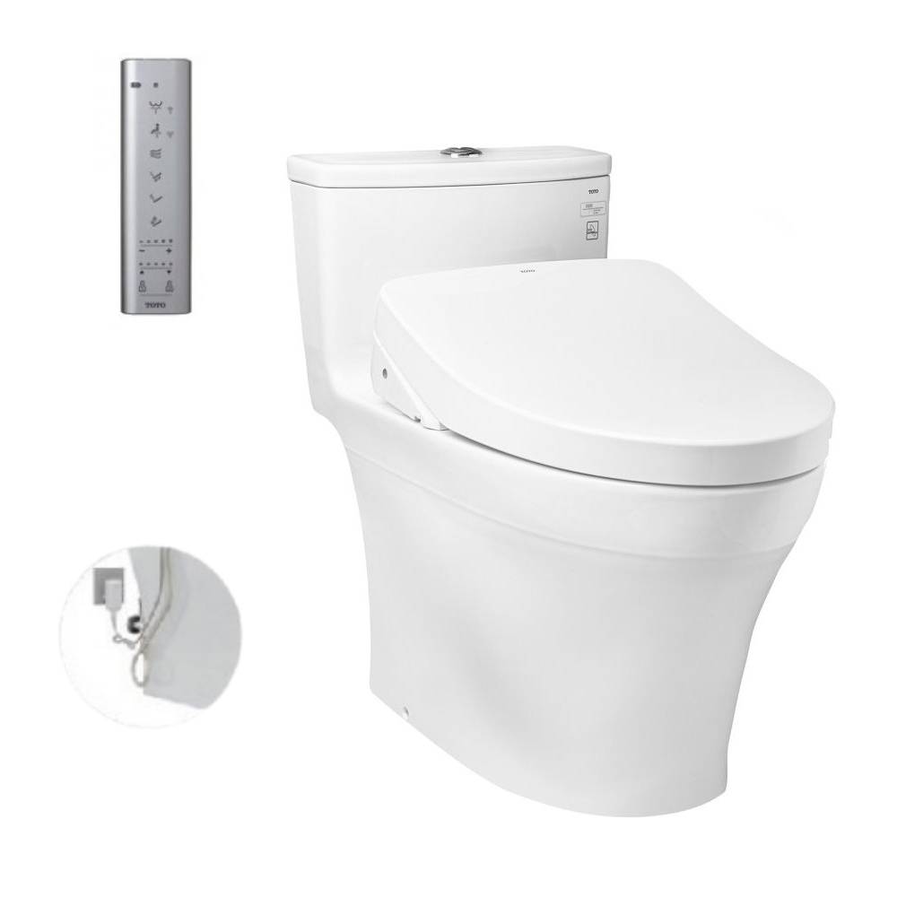 Bồn cầu TOTO MS885DW11 1 khối nắp điện tử Washlet S7 TCF4911Z