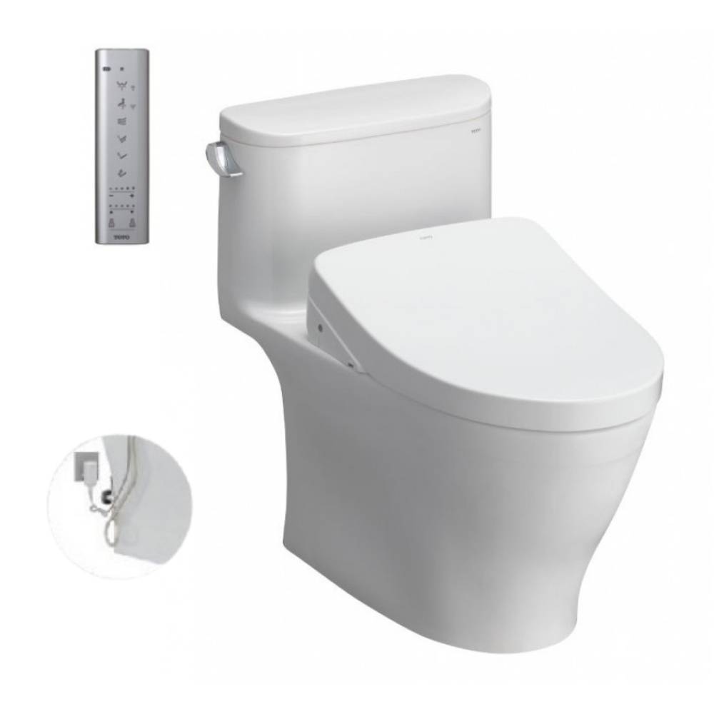 Bồn cầu TOTO MS887RW11 1 khối nắp điện tử Washlet S7 TCF4911Z