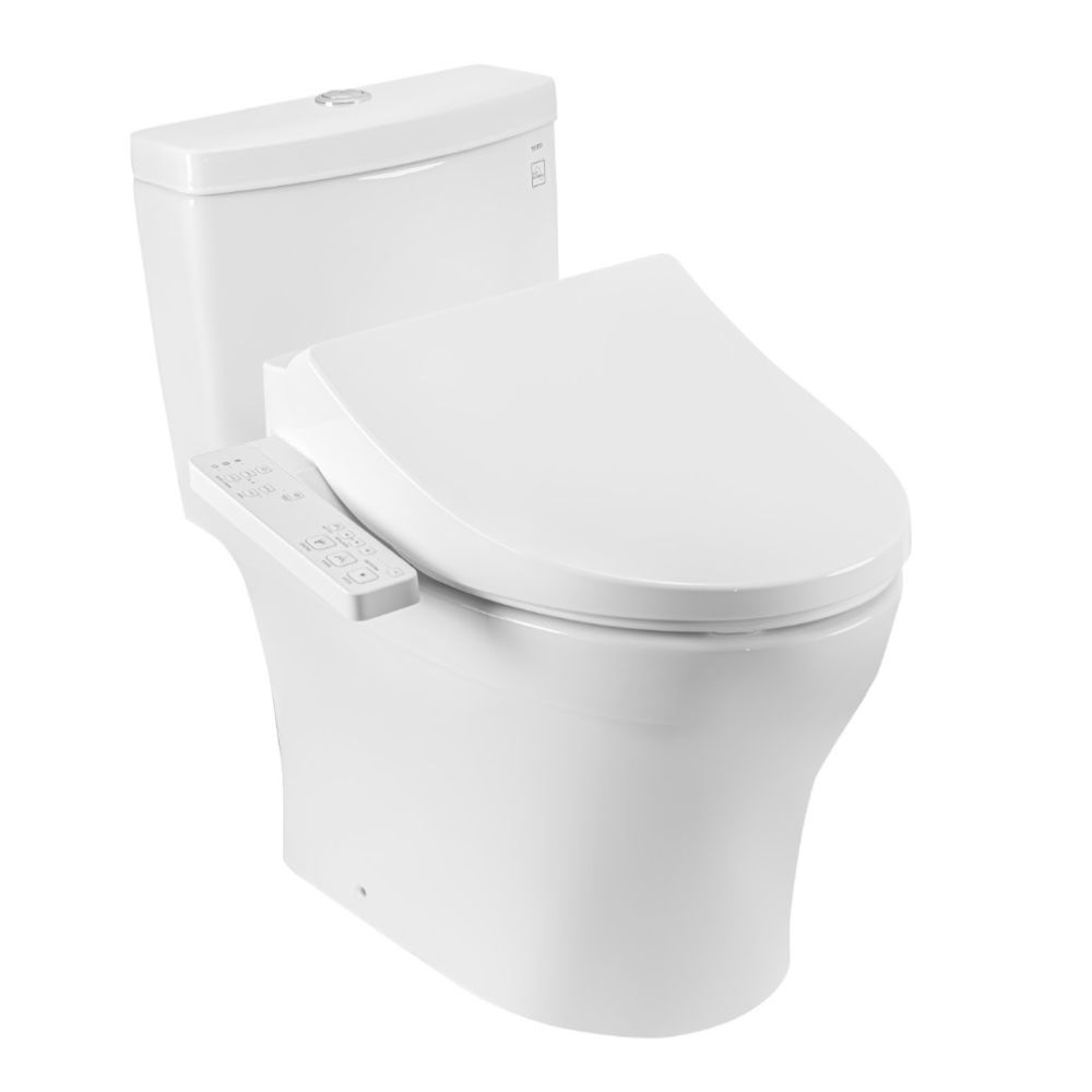 Bồn cầu TOTO MS889CDRW26 1 khối nắp điện tử Washlet S1 TCF23661GAA giấu dây