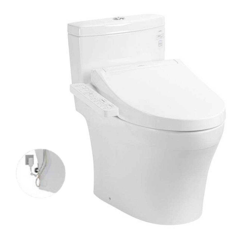 Bồn cầu TOTO MS889DRW16 1 khối nắp điện tử Washlet C2 TCF23410AAA