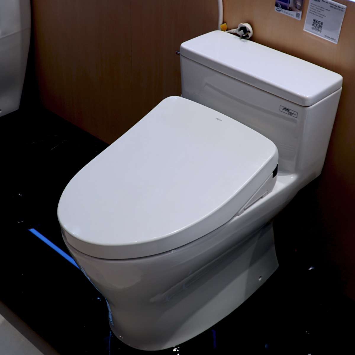 Bồn cầu TOTO MS188VKW11 T53P100VR 1 khối nắp điện tử Washlet S7 TCF4911Z