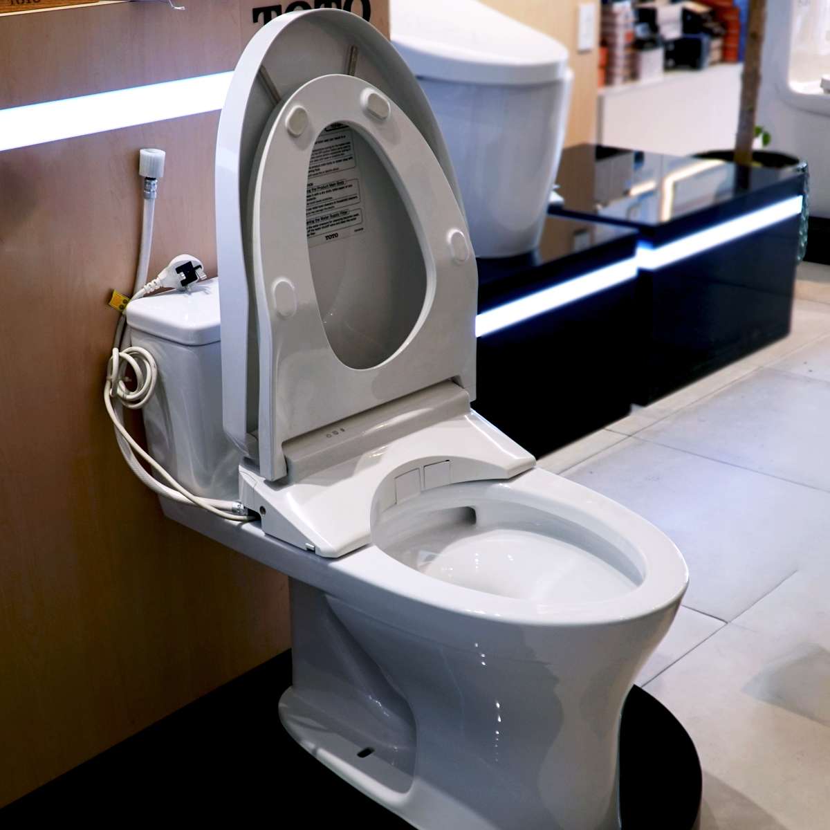 Bồn cầu TOTO MS855DW11 1 khối nắp điện tử Washlet S7 TCF4911Z