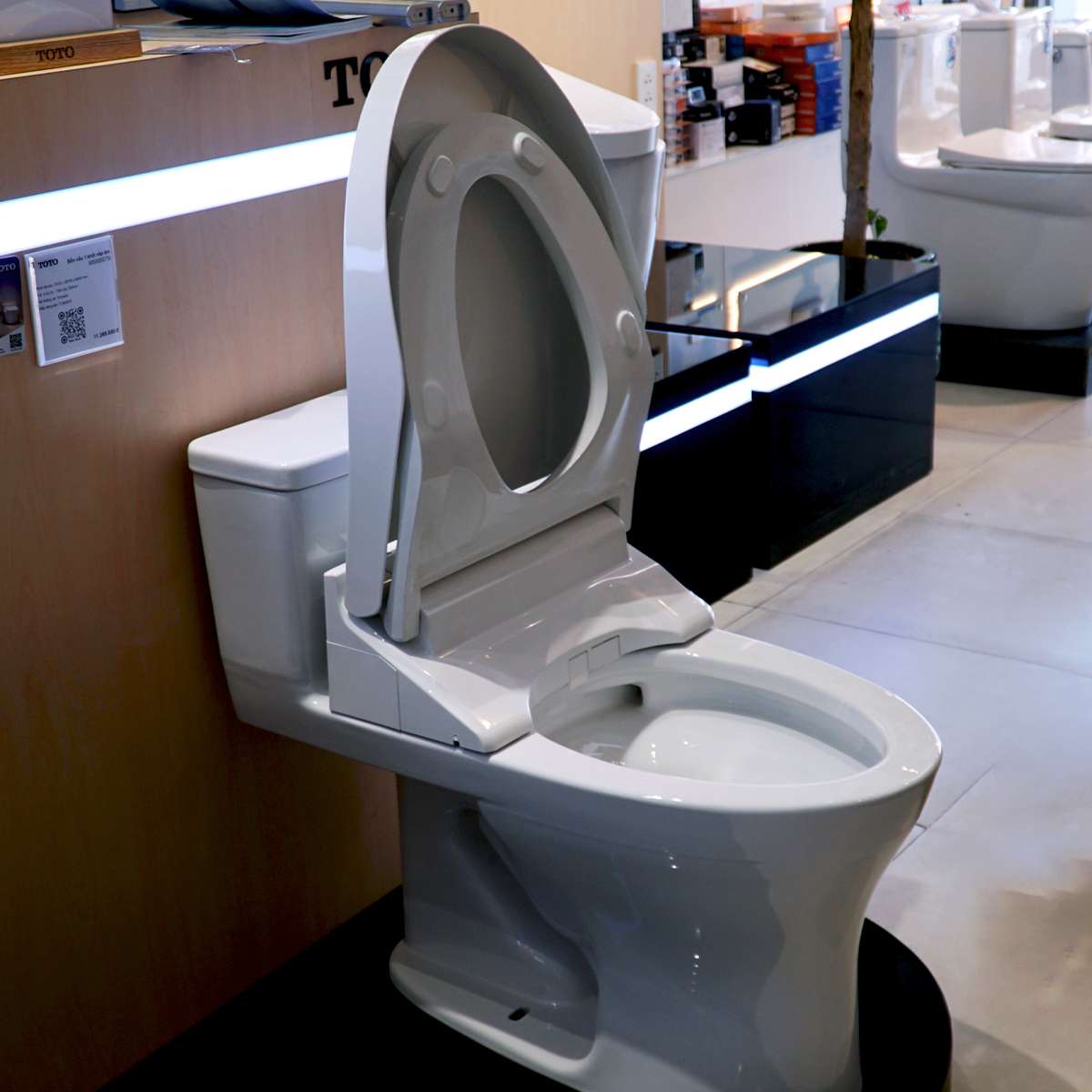 Bồn cầu TOTO MS855DW14 1 khối nắp điện tử Washlet C5 TCF24410AAA