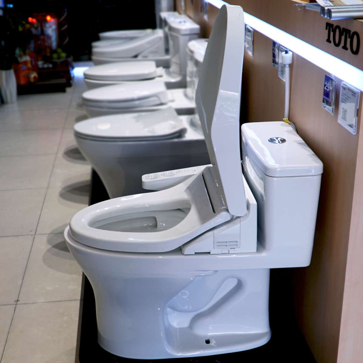 Bồn cầu TOTO MS855DW16 1 khối nắp điện tử Washlet C2 TCF23410AAA