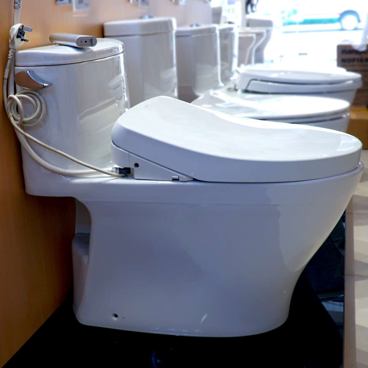 Bồn cầu TOTO MS887RW11 1 khối nắp điện tử Washlet S7 TCF4911Z