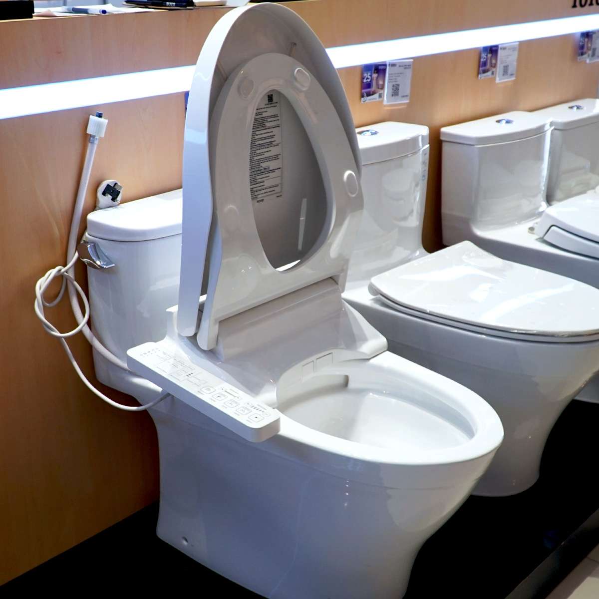 Bồn cầu TOTO MS887RW16 1 khối nắp điện tử Washlet C2 TCF23410AAA