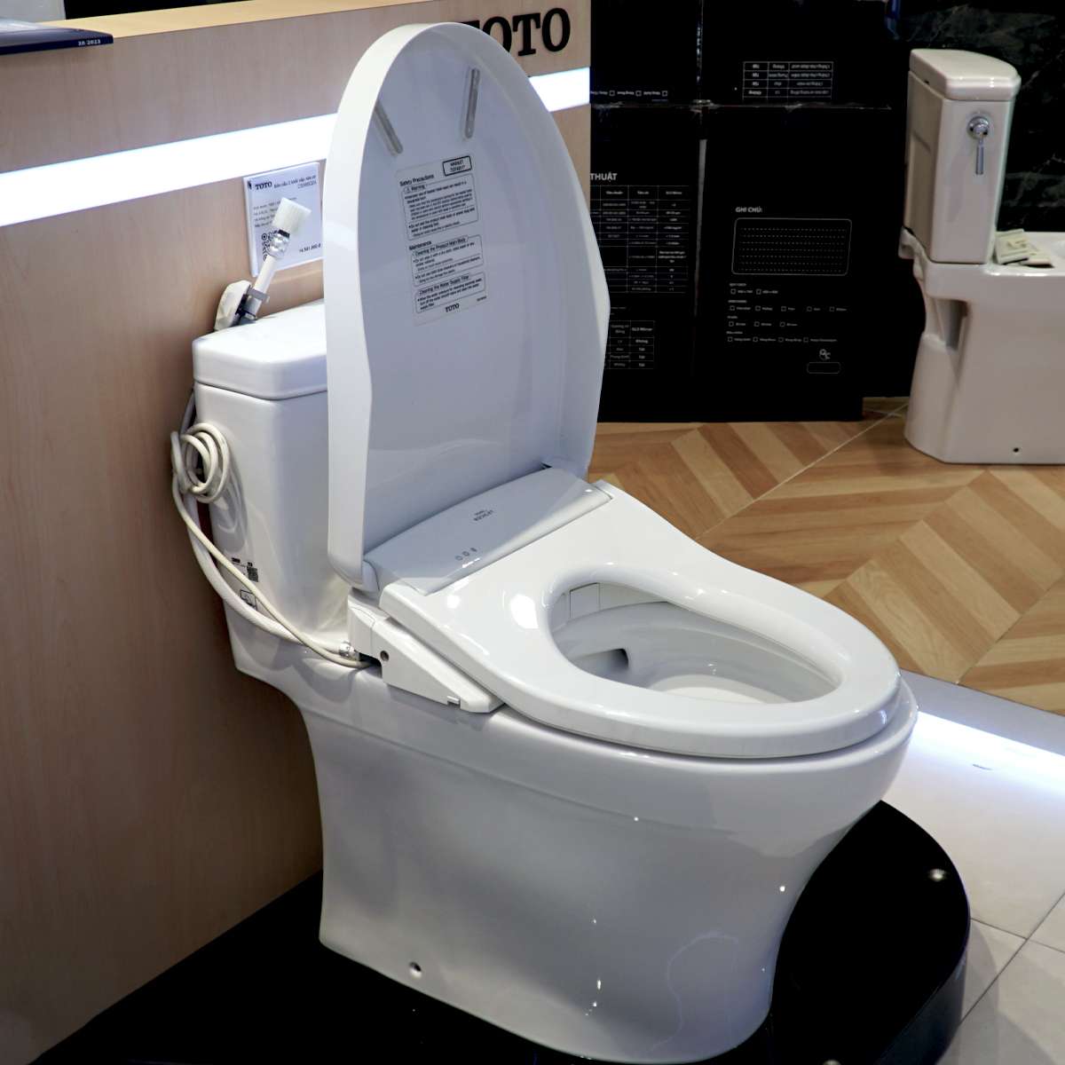 Bồn cầu TOTO MS889DRW11 1 khối nắp điện tử Washlet S7 TCF4911Z