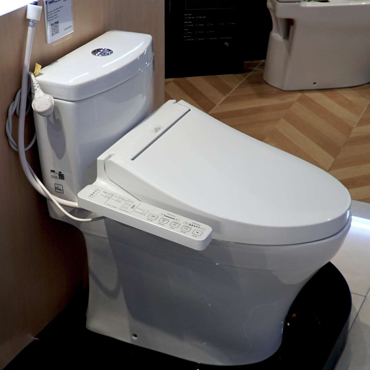 Bồn cầu TOTO MS889DRW16 1 khối nắp điện tử Washlet C2 TCF23410AAA