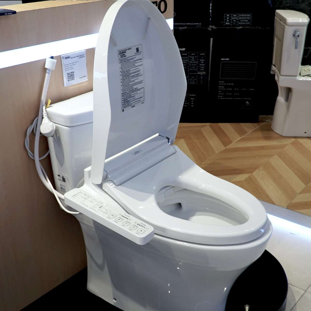 Bồn cầu TOTO MS889DRW16 1 khối nắp điện tử Washlet C2 TCF23410AAA