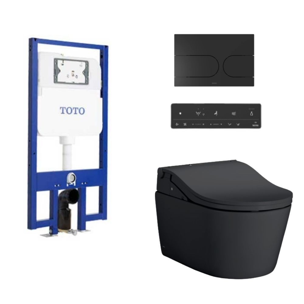 Bồn cầu treo tường điện tử RW (giấu dây) xả tự động TOTO CW542EME5UMBL/TCF802EBZ#MBL/WH172AAT/MB175M#B
