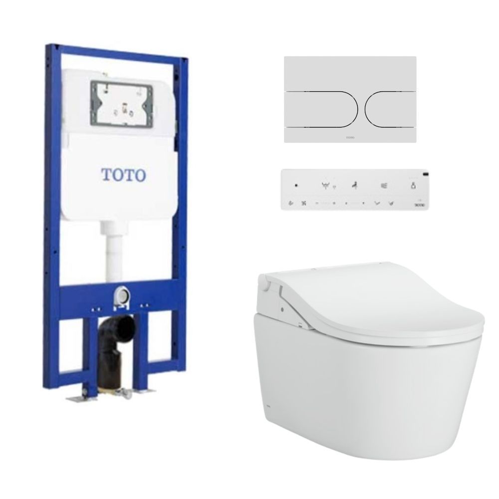 Bồn cầu treo tường điện tử RW (giấu dây) TOTO CW542EME5UMW/TCF801ECZ#MW/WH172AT/MB175M#W