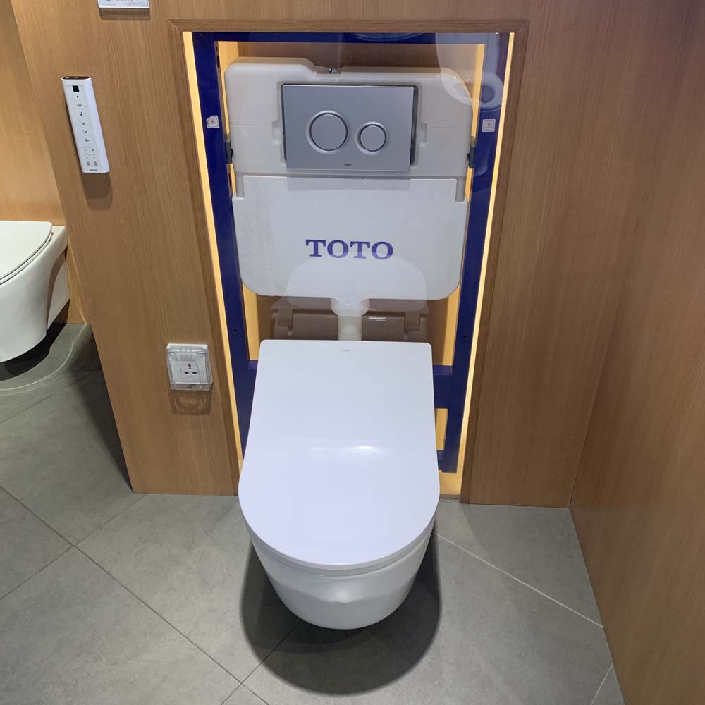 Bồn cầu treo tường điện tử RX (giấu dây) xả tự động TOTO CW542HME5U TCF795C2Z WH172AAT MB175M