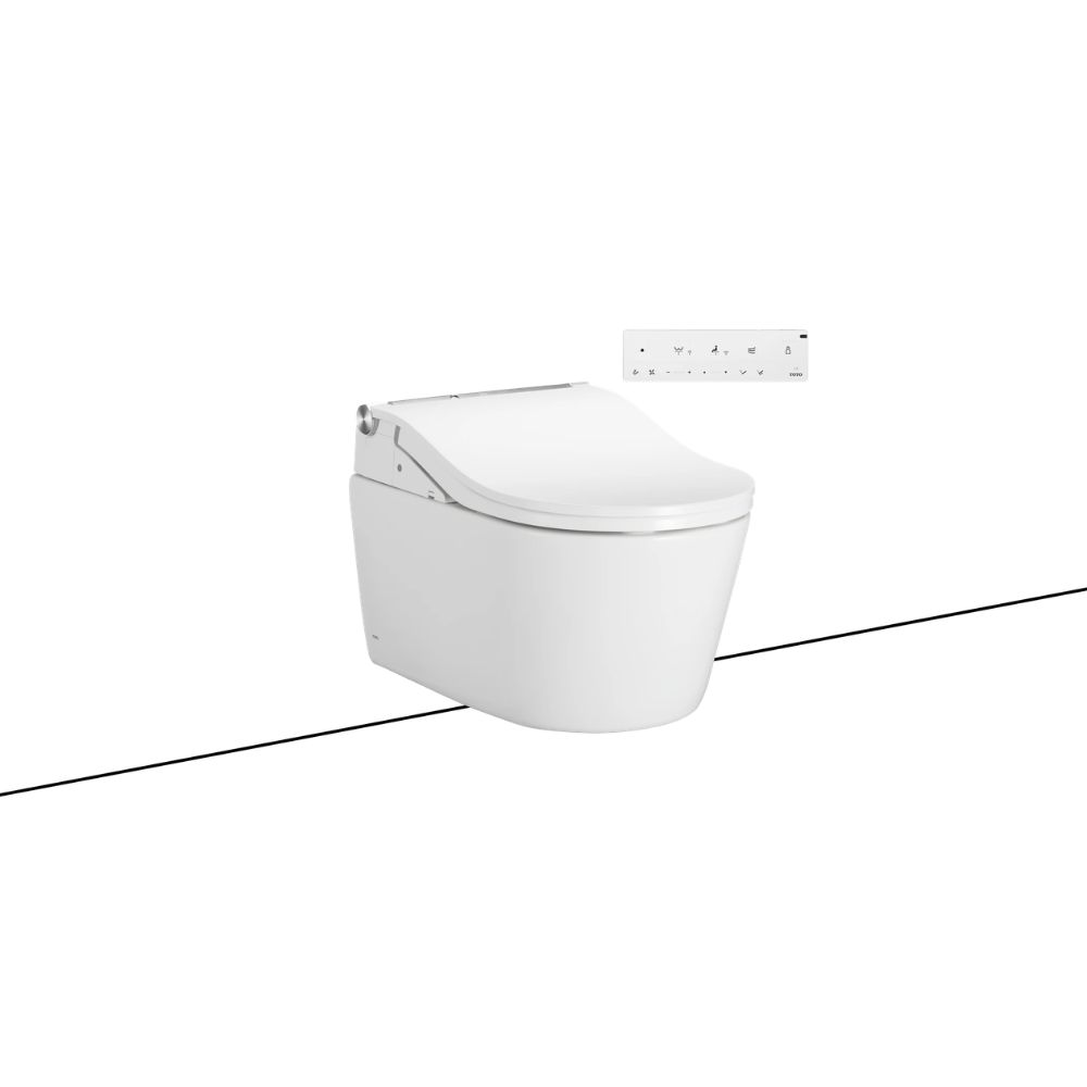 Bồn cầu treo tường điện tử RW (giấu dây) xả tự động TOTO CW542HME5U/TCF802E2Z/WH172AAT/MB175M#SS
