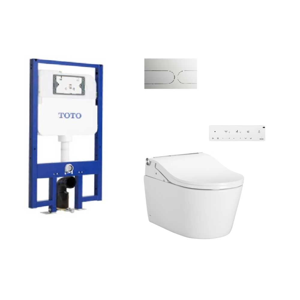 Bồn cầu treo tường điện tử RW (giấu dây) xả tự động TOTO CW542HME5U/TCF802E2Z/WH172AAT/MB175M#SS