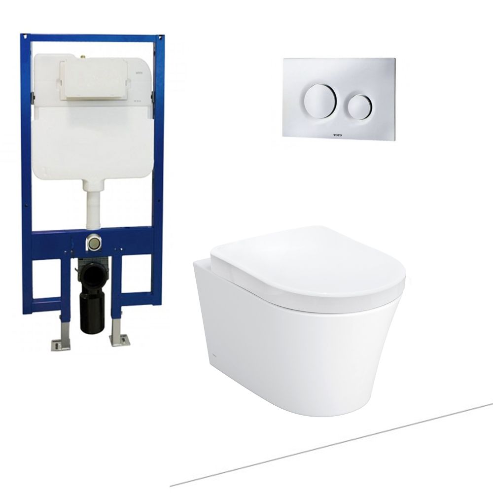 Bồn cầu treo tường nắp êm TOTO CW553 TC384CVK WH172A MB174P