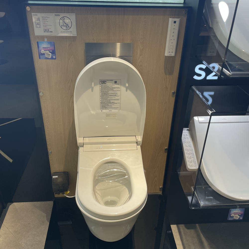 Bồn cầu treo tường điện tử (giấu dây) xả tự động TOTO CW553C TCF34570GAA WH172AAT TCA502 MB175M