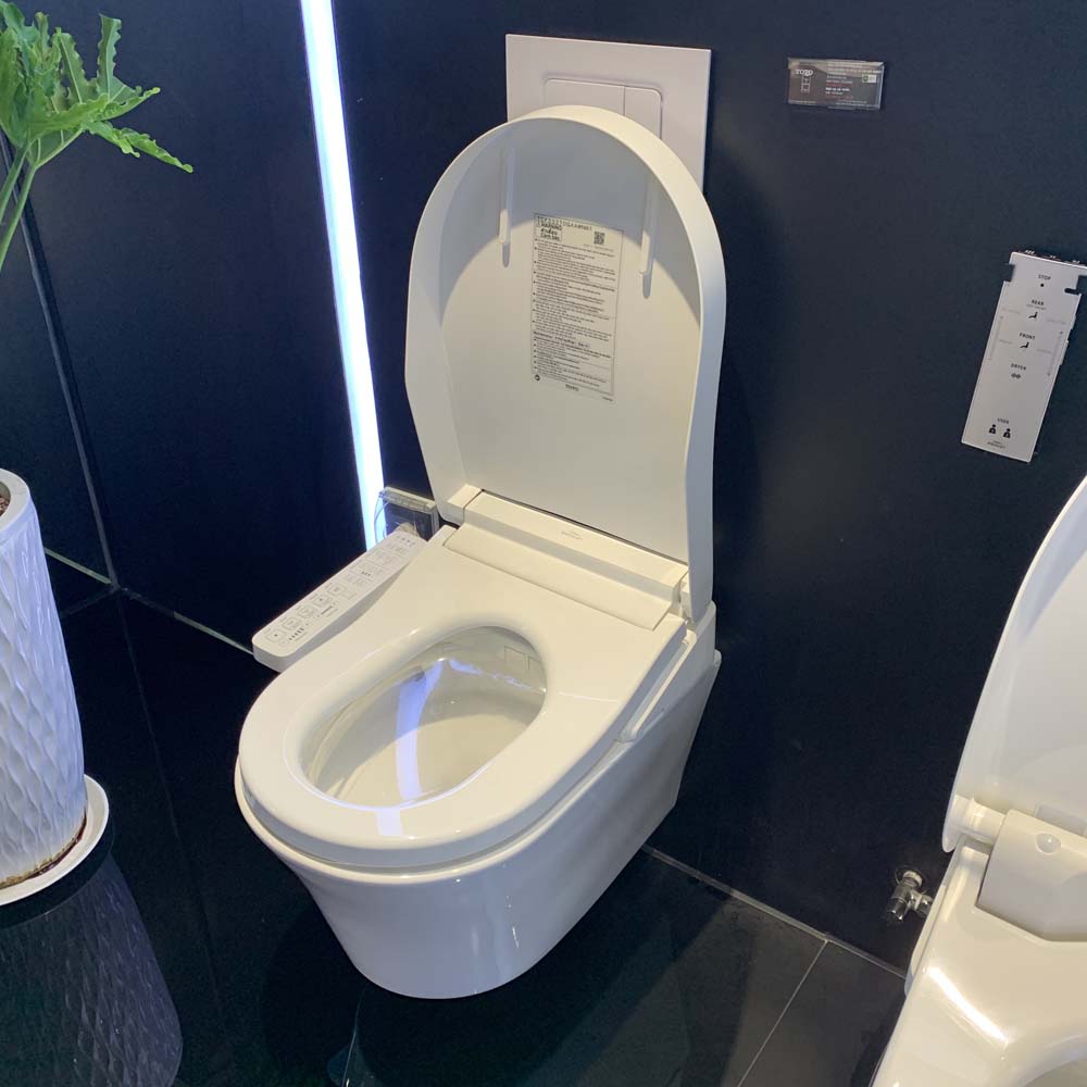 Bồn cầu treo tường điện tử (giấu dây) TOTO CW553C TCF33370GAA WH172AT TCA465 MB170P#SS