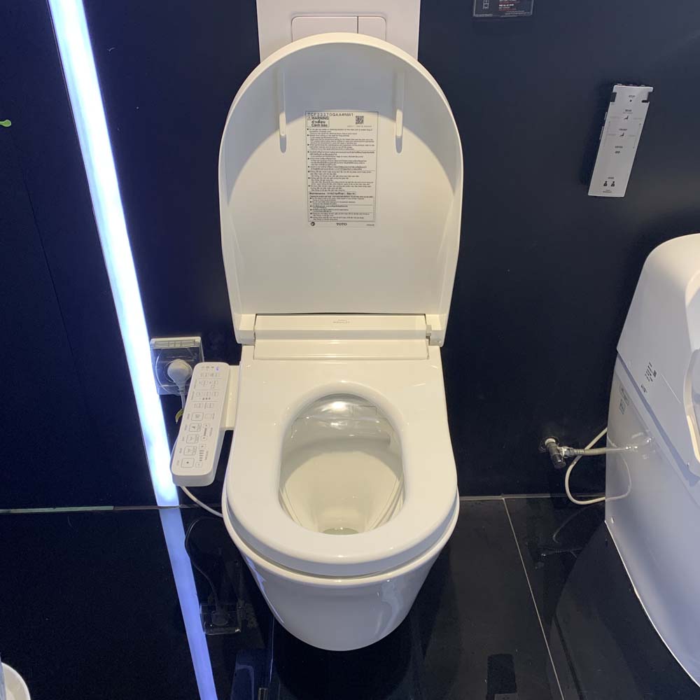 Bồn cầu treo tường điện tử (giấu dây) TOTO CW553C TCF33370GAA WH172AT TCA465 MB170P#SS