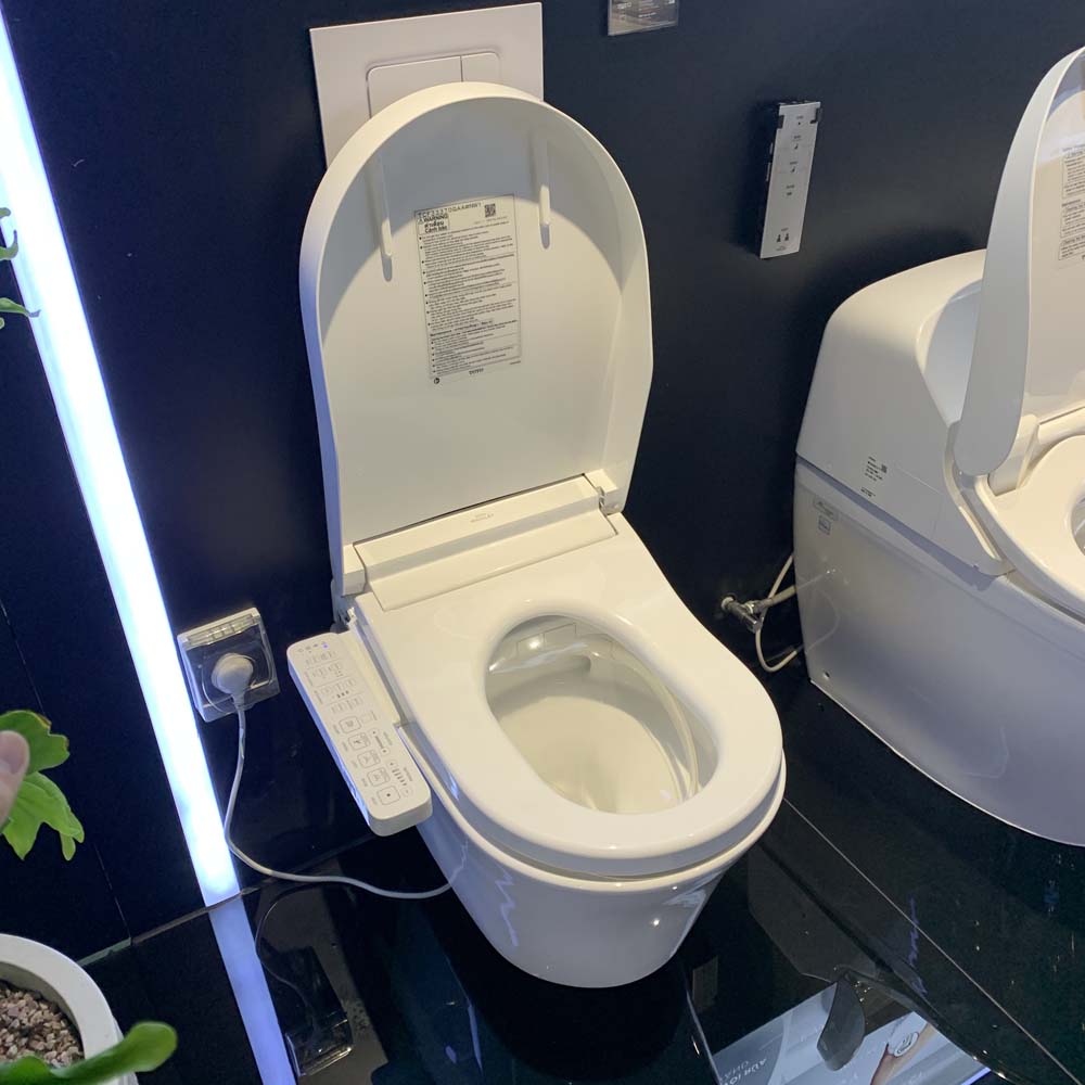 Bồn cầu treo tường điện tử (giấu dây) TOTO CW553C TCF33370GAA WH172AT TCA465 MB170P#SS