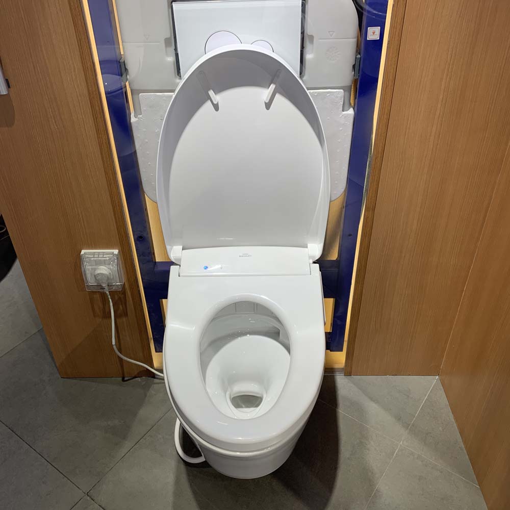 Bồn cầu treo tường điện tử S7 (giấu dây) xả tự động TOTO CW822REA TCF4911EZ WH172AAT TCA464 MB176GH