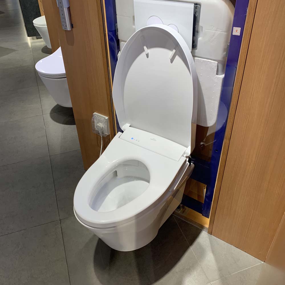 Bồn cầu treo tường điện tử S7 (giấu dây) xả tự động TOTO CW822REA TCF4911EZ WH172AAT TCA464 MB176GH