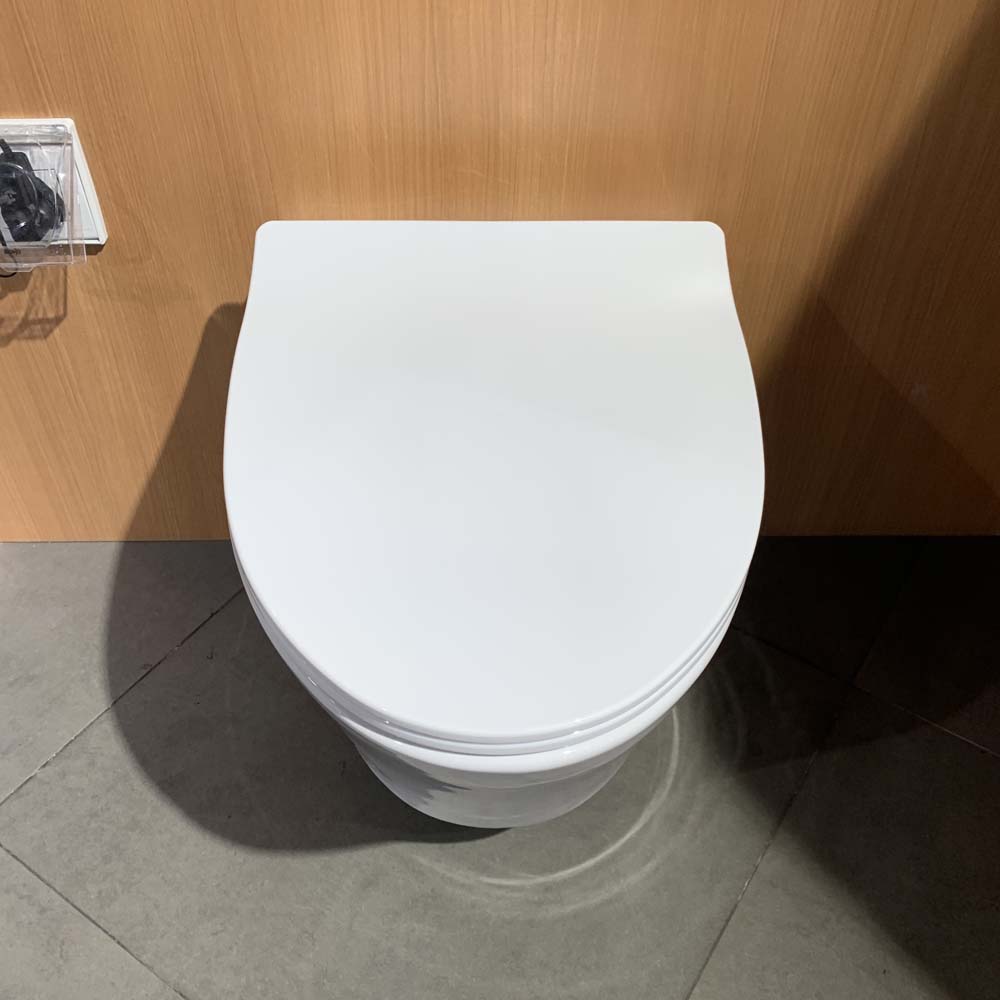 Bồn cầu treo tường nắp êm van xả cảm ứng TOTO CW822RFVA1 TC600VS TREF35L2A WH005A