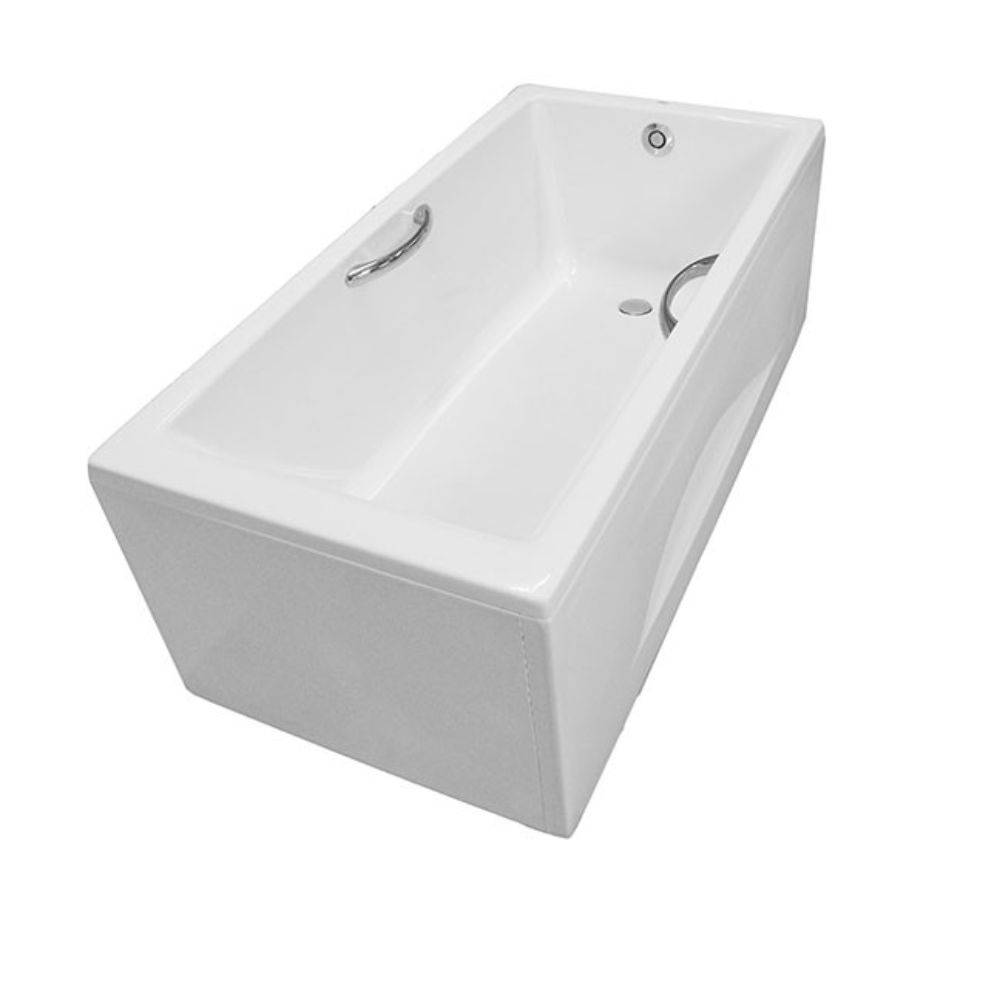 Bồn tắm yếm TOTO PAY1525HVC#W TVBF411 nhựa 1m5 tay vịn gồm bộ xả thải