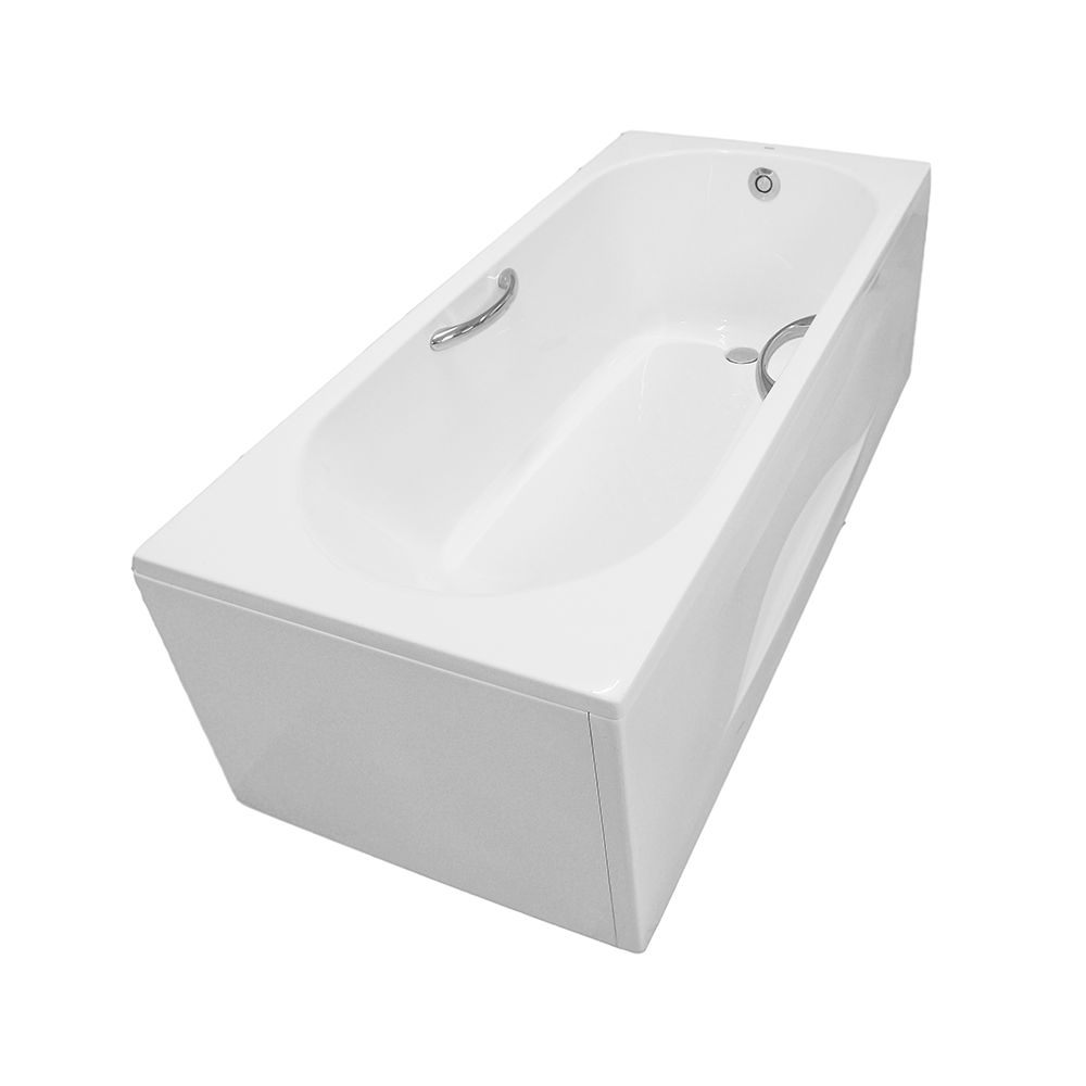 Bồn tắm yếm TOTO PAY1715HVC#W TVBF411 nhựa 1m7 tay vịn gồm bộ xả thải