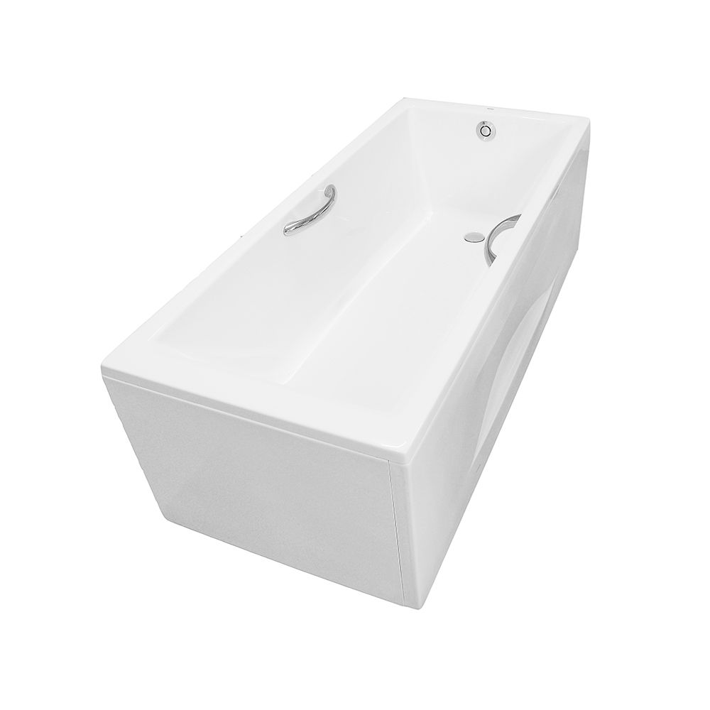 Bồn tắm yếm TOTO PAY1725HVC#W TVBF411 nhựa 1m7 tay vịn gồm bộ xả thải