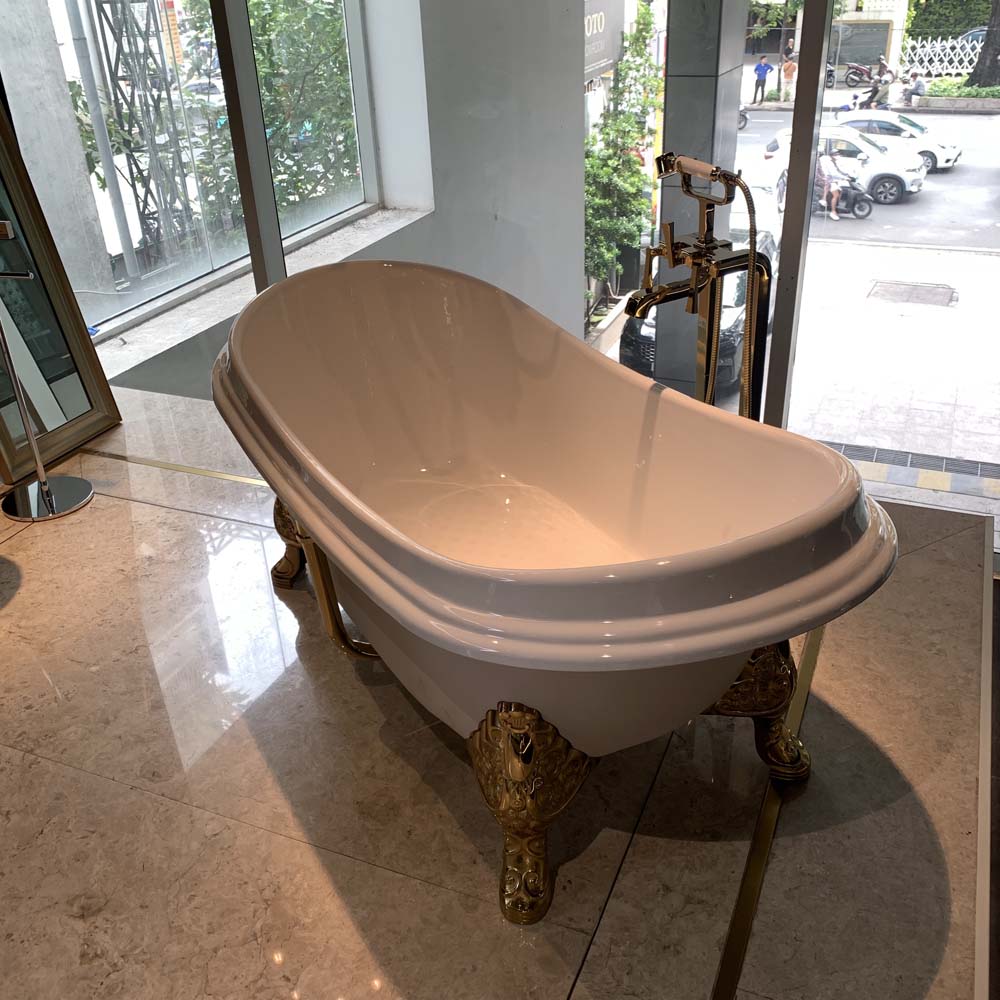 Bồn tắm đặt sàn TOTO FBY1756PTGE#W gang tráng men 1m7