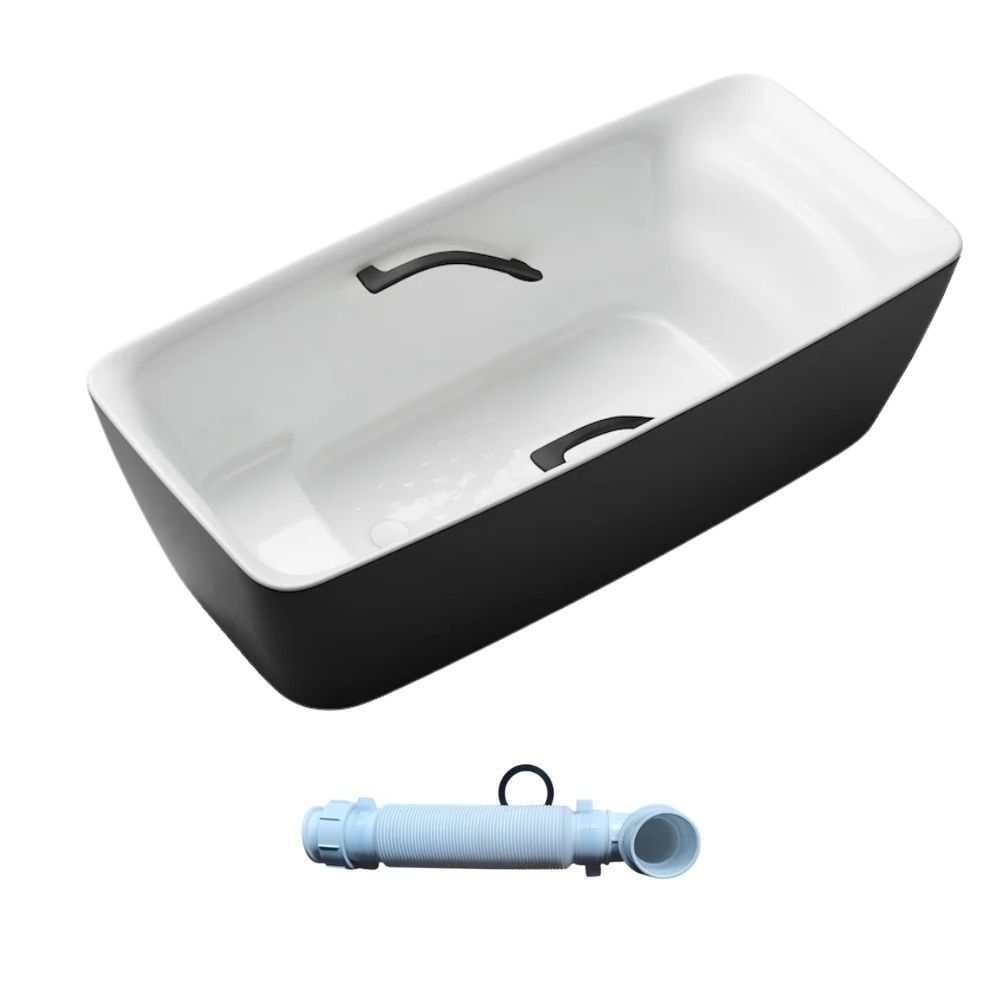 Bồn tắm TOTO PJY1724BHPWEN#TBL/TVBF412 GALALATO đặt sàn 1m7 tay vịn gồm ống thải
