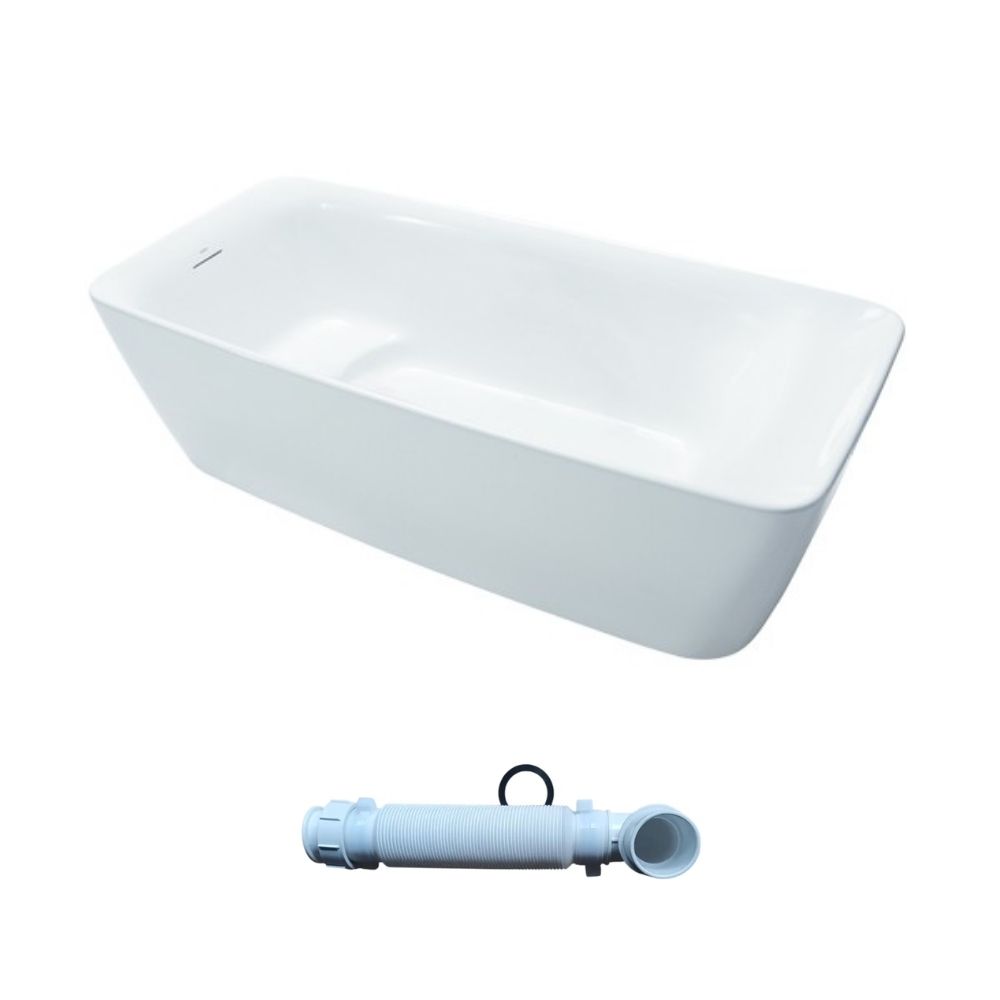 Bồn tắm đặt sàn TOTO PJY1724WPWEN#MW TVBF412 GALALATO 1m7 gồm ống thải