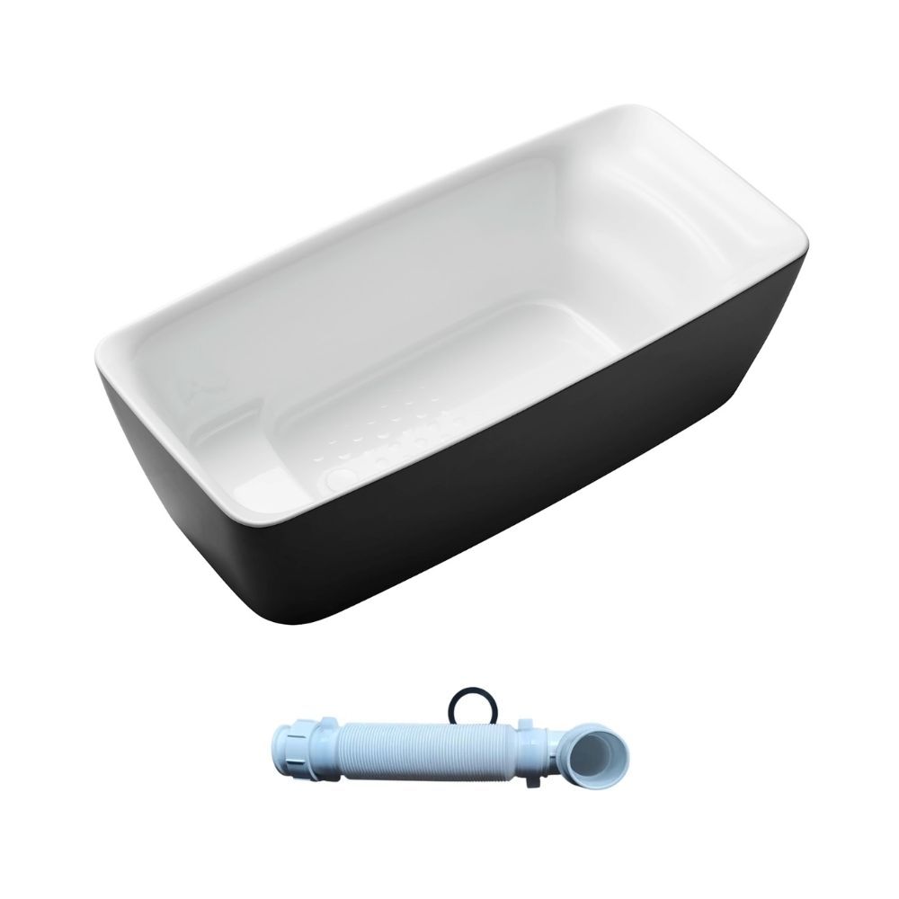 Bồn tắm TOTO PJY1724WPWEN#TBL/TVBF412 GALALATO đặt sàn 1m7 gồm ống thải