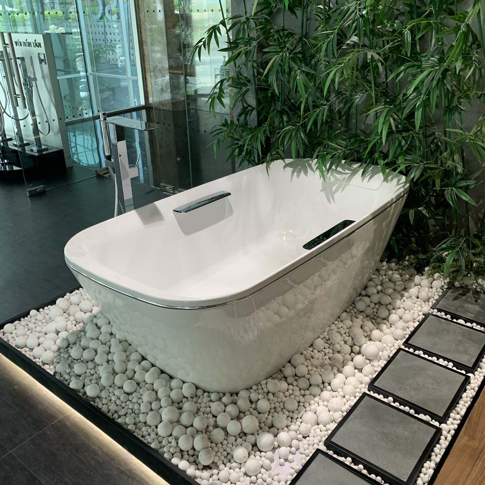 Bồn tắm đặt sàn TOTO PJY1886HPWMNE#GW GALALATO 1m8 tay vịn