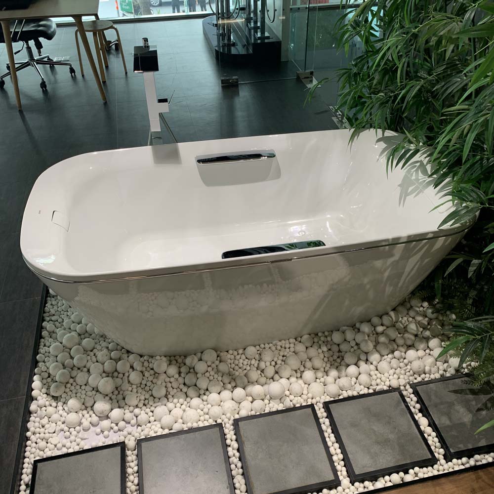 Bồn tắm đặt sàn TOTO PJY1886HPWMNE#GW GALALATO 1m8 tay vịn