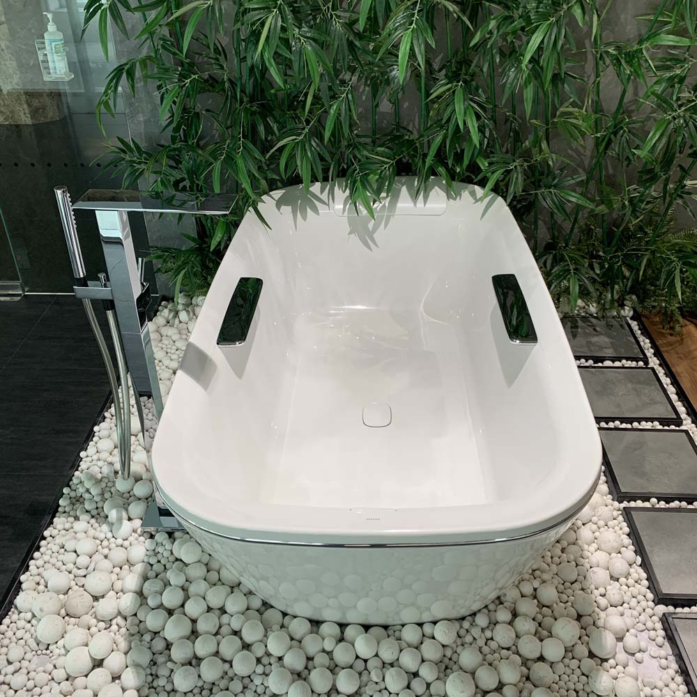 Bồn tắm đặt sàn TOTO PJY1886HPWMNE#GW GALALATO 1m8 tay vịn