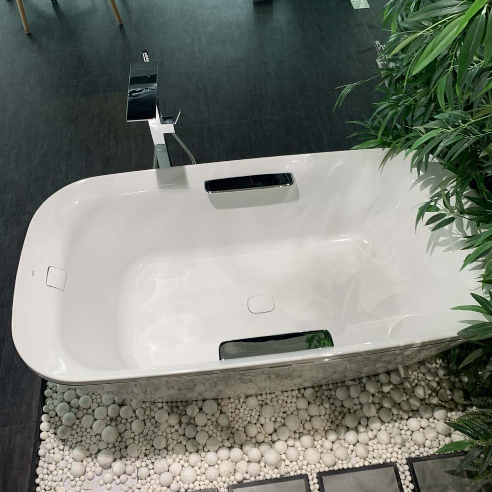 Bồn tắm đặt sàn TOTO PJY1886HPWMNE#GW GALALATO 1m8 tay vịn