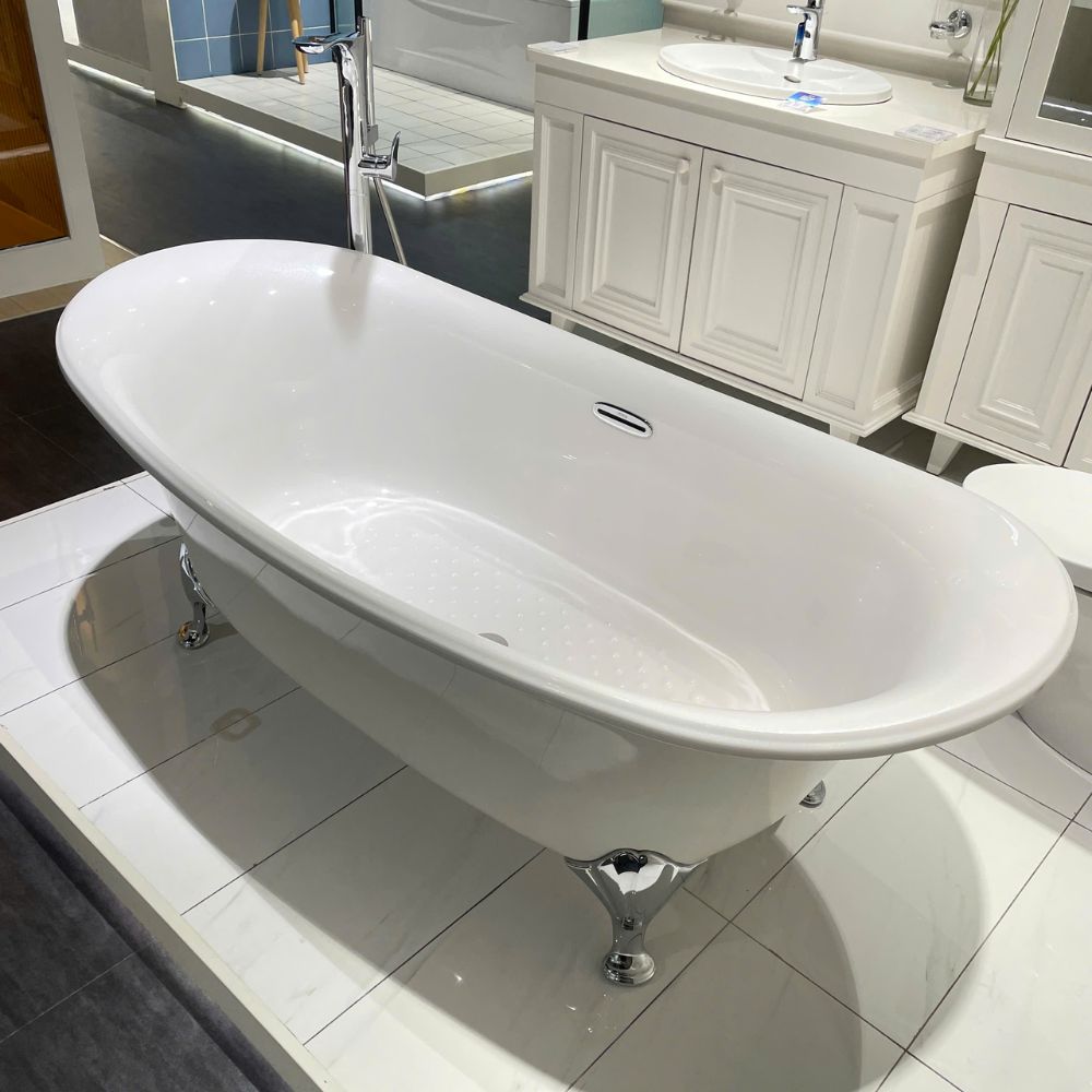 Bồn tắm đặt sàn TOTO PPY1806PWNE#S ngọc trai 1m8