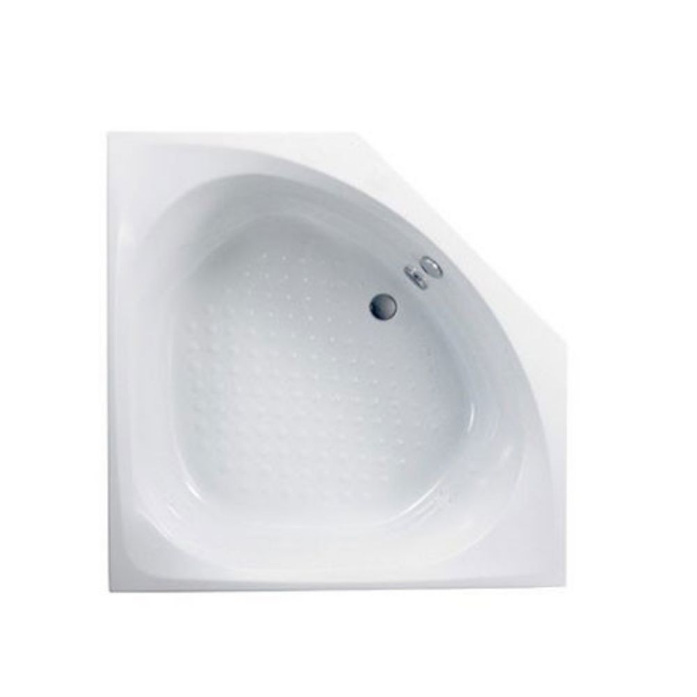 Bồn tắm TOTO PAY1300PE#W TVBF412 DB505R-2B nhựa 1m3 đặt góc gồm bộ xả thải