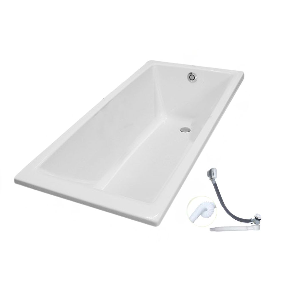 Bồn tắm TOTO PAY1520V#W TVBF411 nhựa 1m5 gồm bộ xả thải