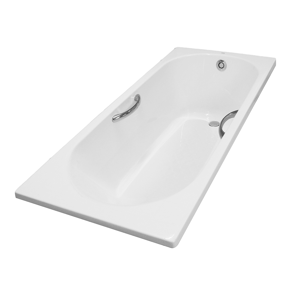 Bồn tắm TOTO PAY1710HV#W TVBF411 nhựa 1m7 tay vịn gồm bộ xả thải