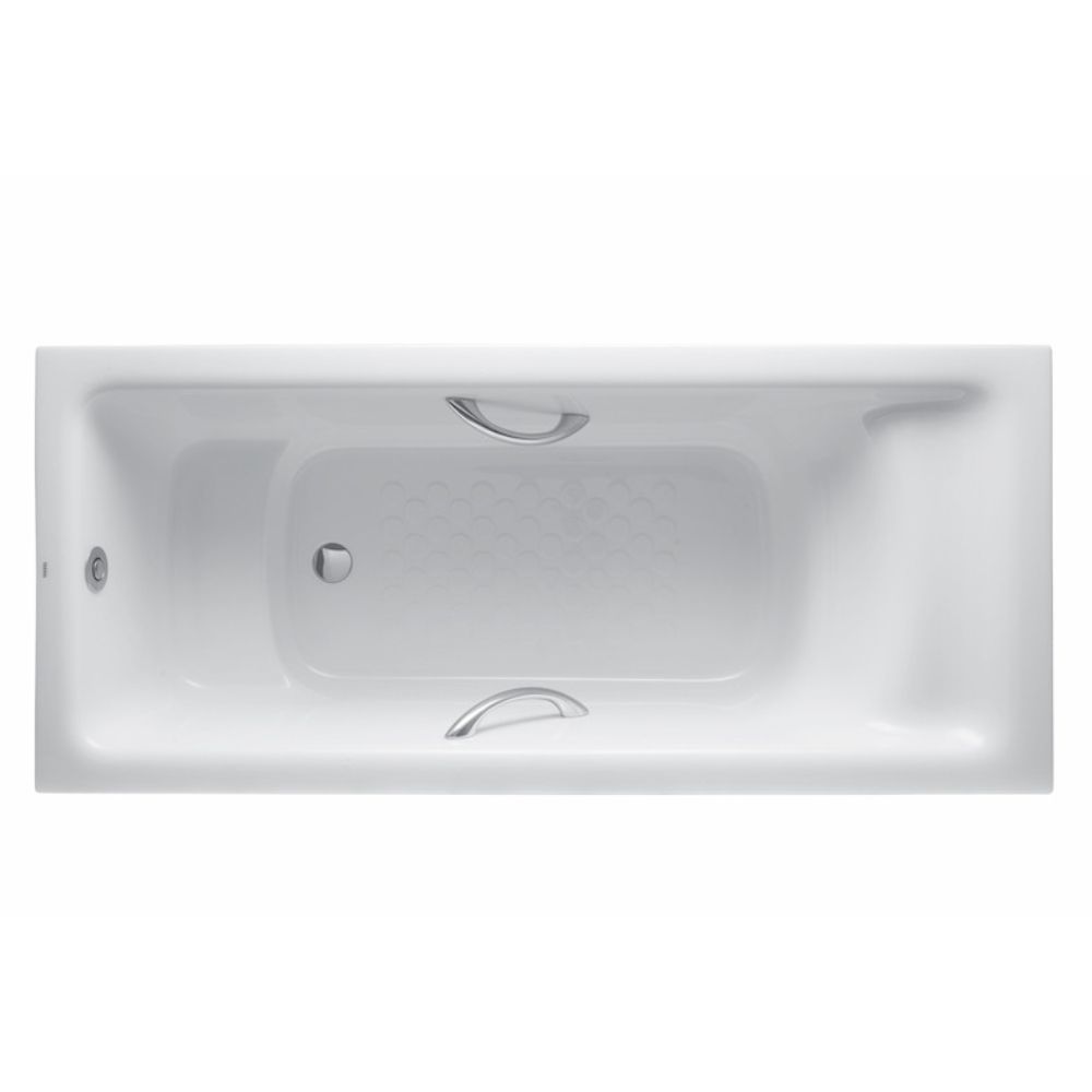 Bồn tắm TOTO PPY1780HPE#P DB505R-3B TVBF412 ngọc trai 1m7 tay vịn gồm bộ xả thải