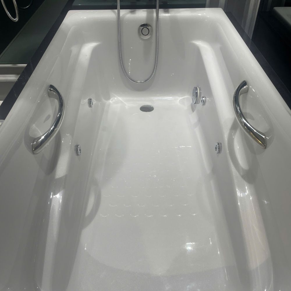 Bồn tắm TOTO PPYK1760ZRHPNE#P ngọc trai 1m7 tay vịn